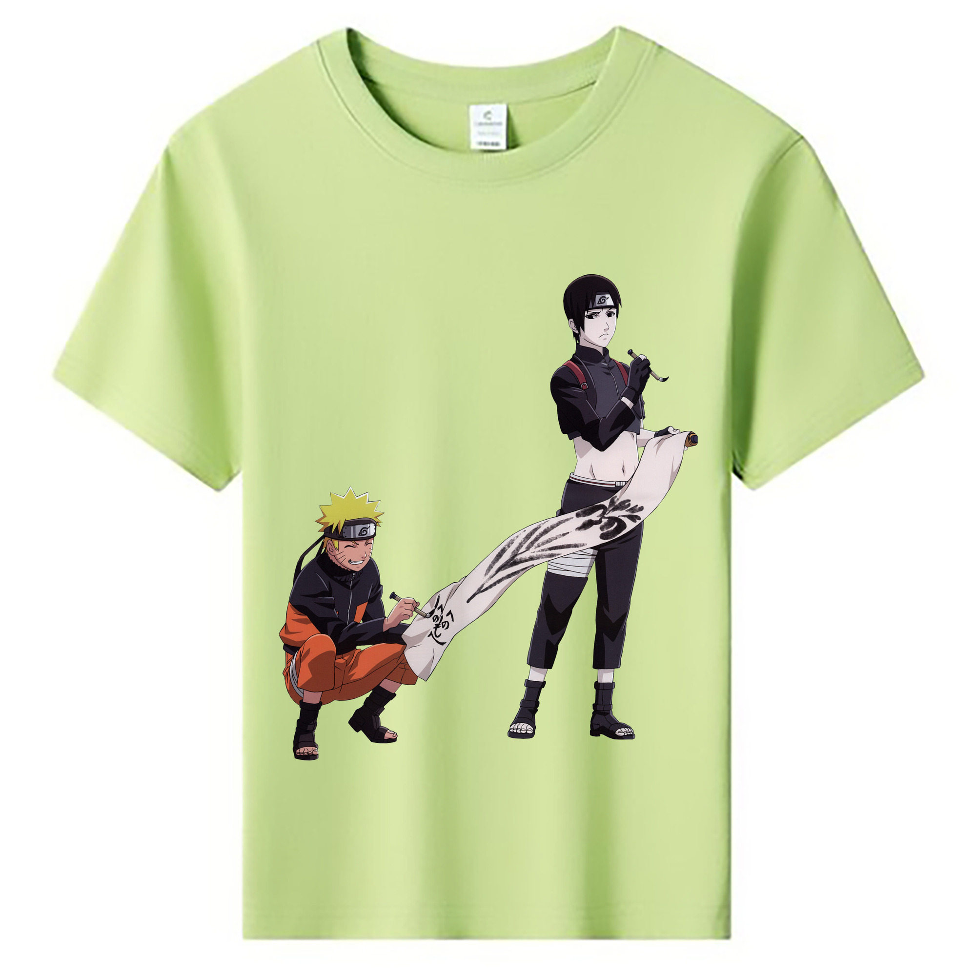 （画像用） NARUTO -ナルト- うずまき ナルト Uzumaki Naruto 綿100％キッズTシャツ（フロントプリント）
